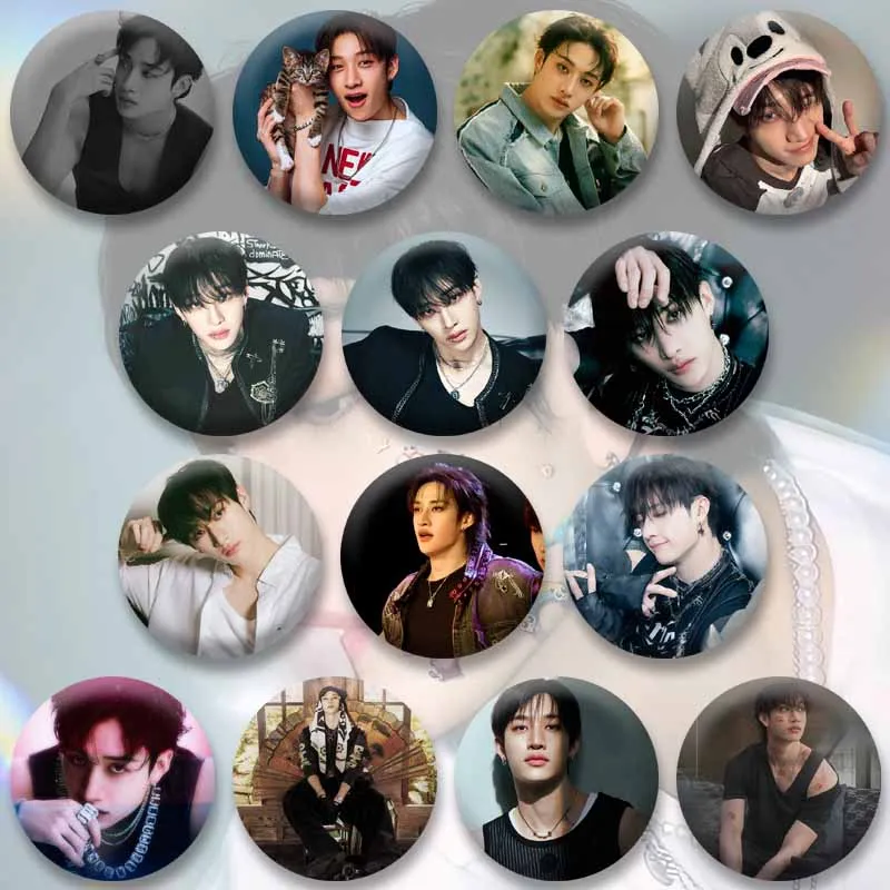Fashion Jewelry Accessries Kpop Idol Chan Bang Brooches Cute Character Pins Clothing Backpack Lapel Badge Fans Gifts for Friend