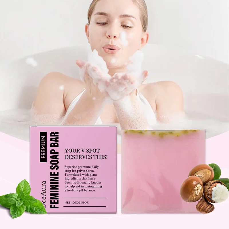 

Ladies Body Care Soap - Help Clean Skin, Gentle for Private Parts, Maintain pH, Moisturize, Soothe, Prevent Irritation, 100g