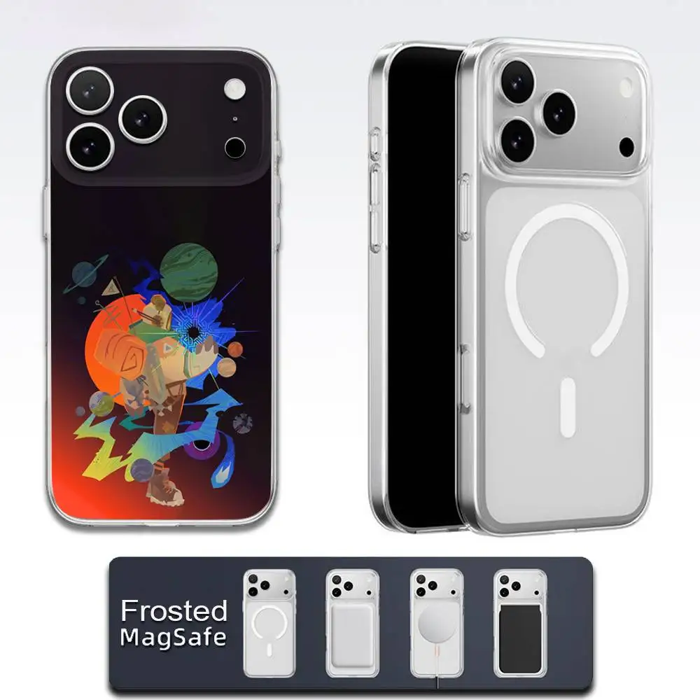 حافظة هاتف O-Outer Wilds Game لهاتف iPhone 17,16,15,14,13,12,11,Pro,Max,Plus,E,Air,Mini Magsafe شفاف #6