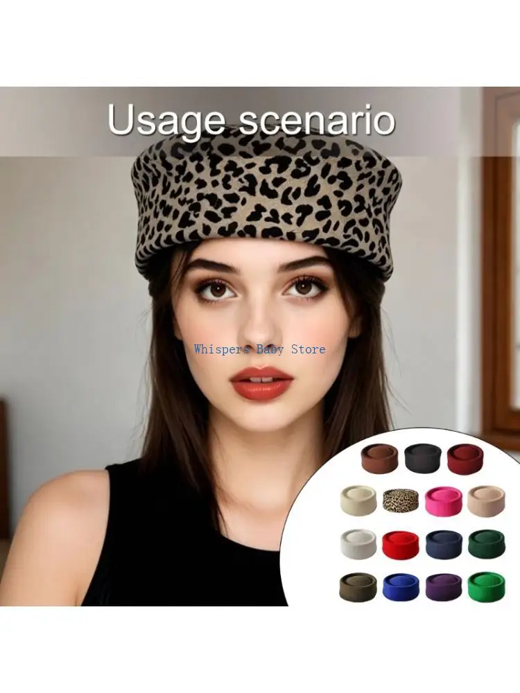U90E Women French Hat Artist Cap Soft Breathable Fabric Daily Wear Accessory Cap For Casual And Prom Occasion