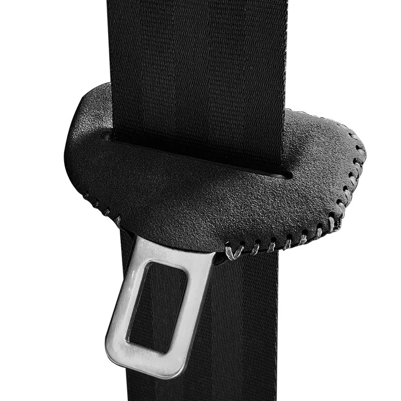 مقعد السيارة حزام مشبك الغطاء الواقي الجلد المدبوغ المضادة للخدش اكسسوارات ل BYD سونغ برو تانغ Dmi تشين زائد ماكس يوان EV ختم دولفين #6