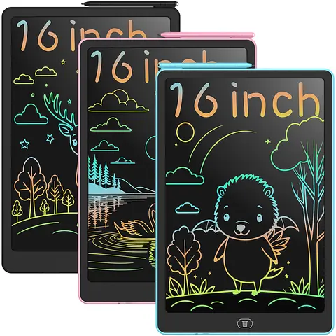 16 Inch LCD Writing Tablet, Large Electronic Drawing Board with Vibrant Colors, Erasable Screen, Perfect Educational Toys