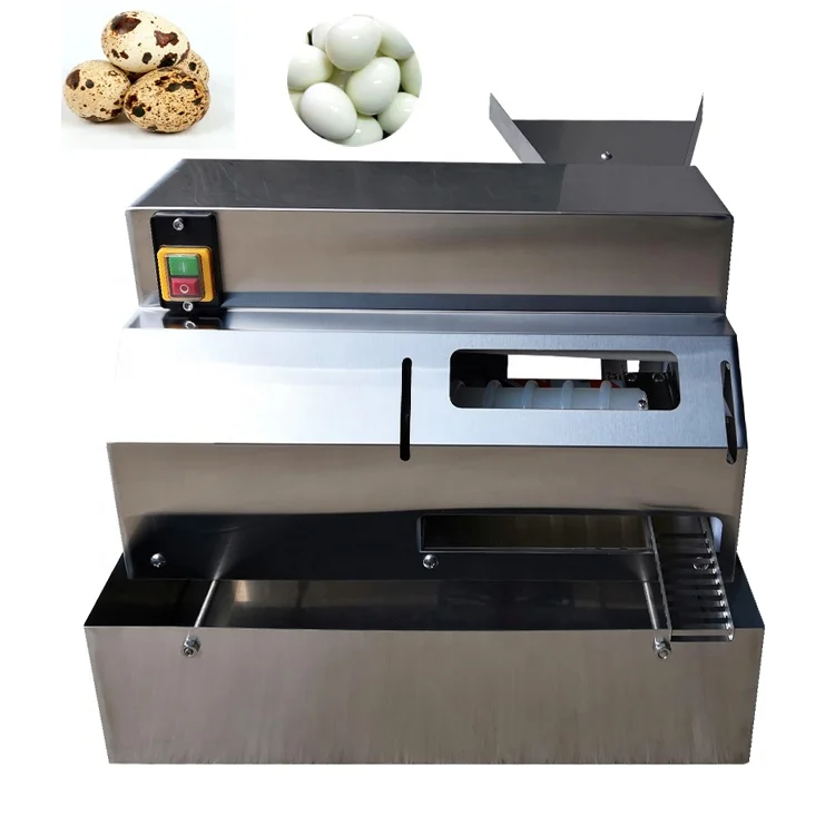 

Small Automatic Quail Egg Husking Machine Stainless Steel Quail Egg Peeler Machine Best Price for Flour Mill Bakery Winery