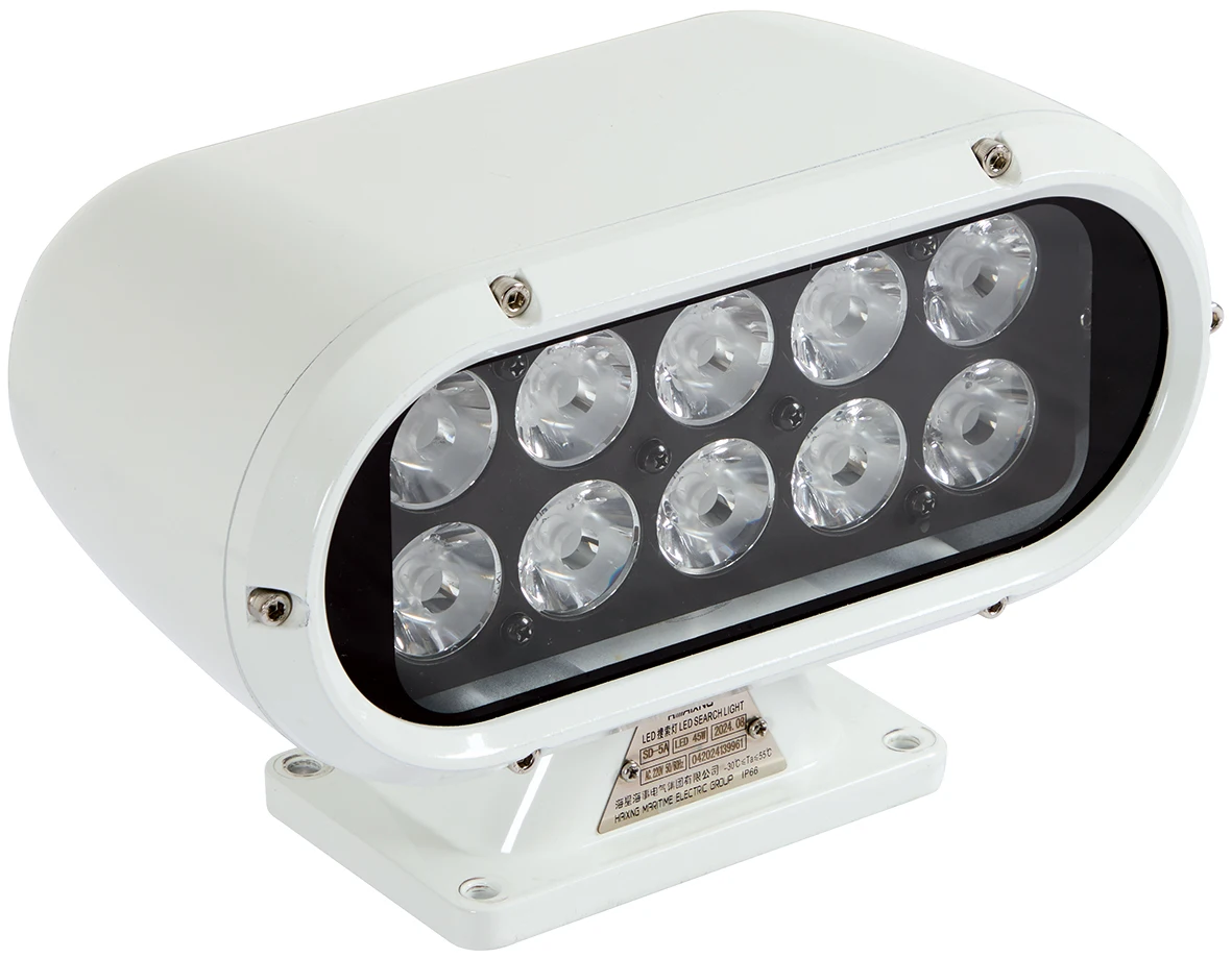 

AC220V DC24V SD-5 Small LED Searchlight with Remote Controller IP66 5700K for Outdoor Use Yacht Cruise Ship