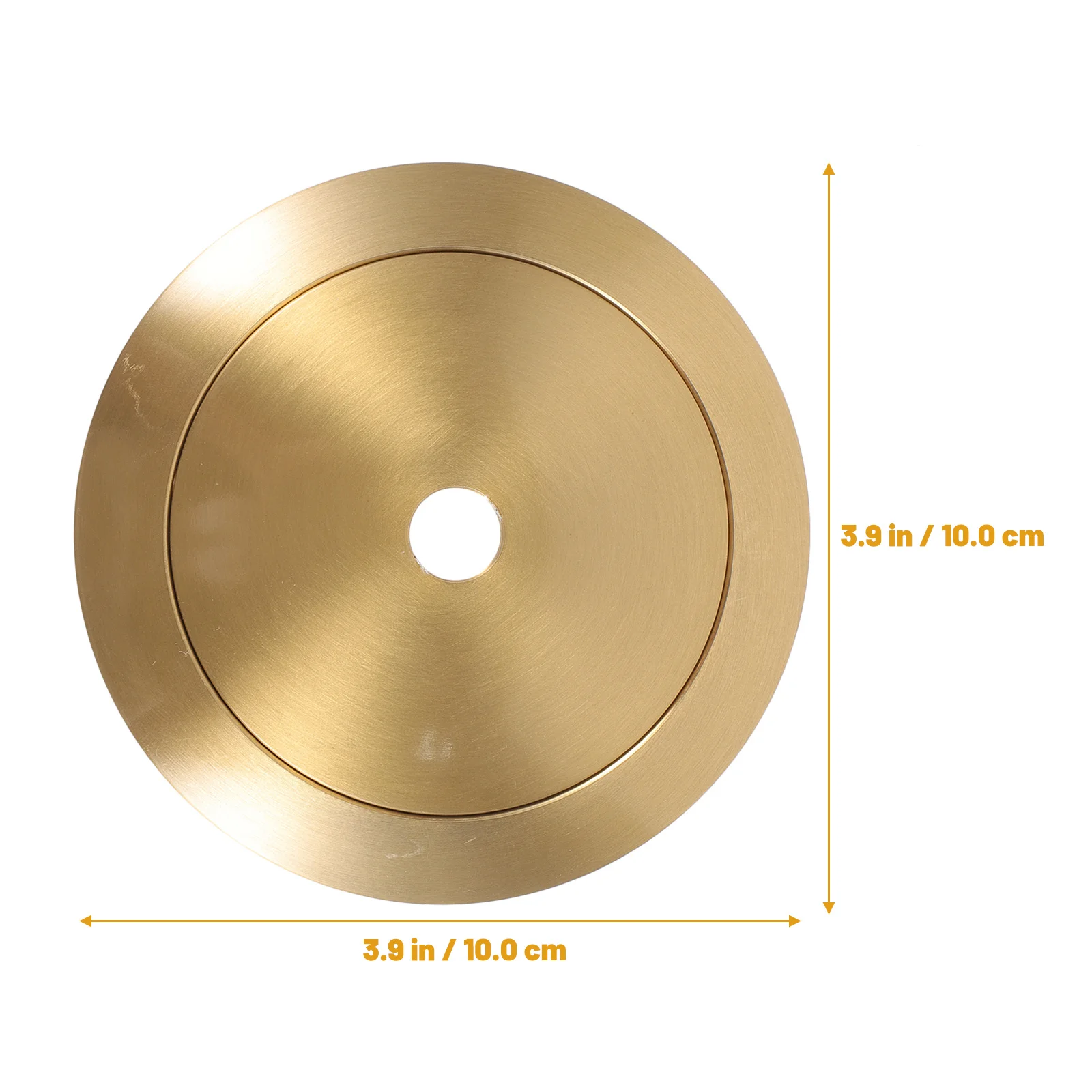1 مجموعة 100 مللي متر غطاء مصباح حلقة النحاس إنهاء مقاومة للصدأ سهلة التركيب عاكس الضوء حامل طوق للزجاج مقبس الإضاءة التجنيب #2