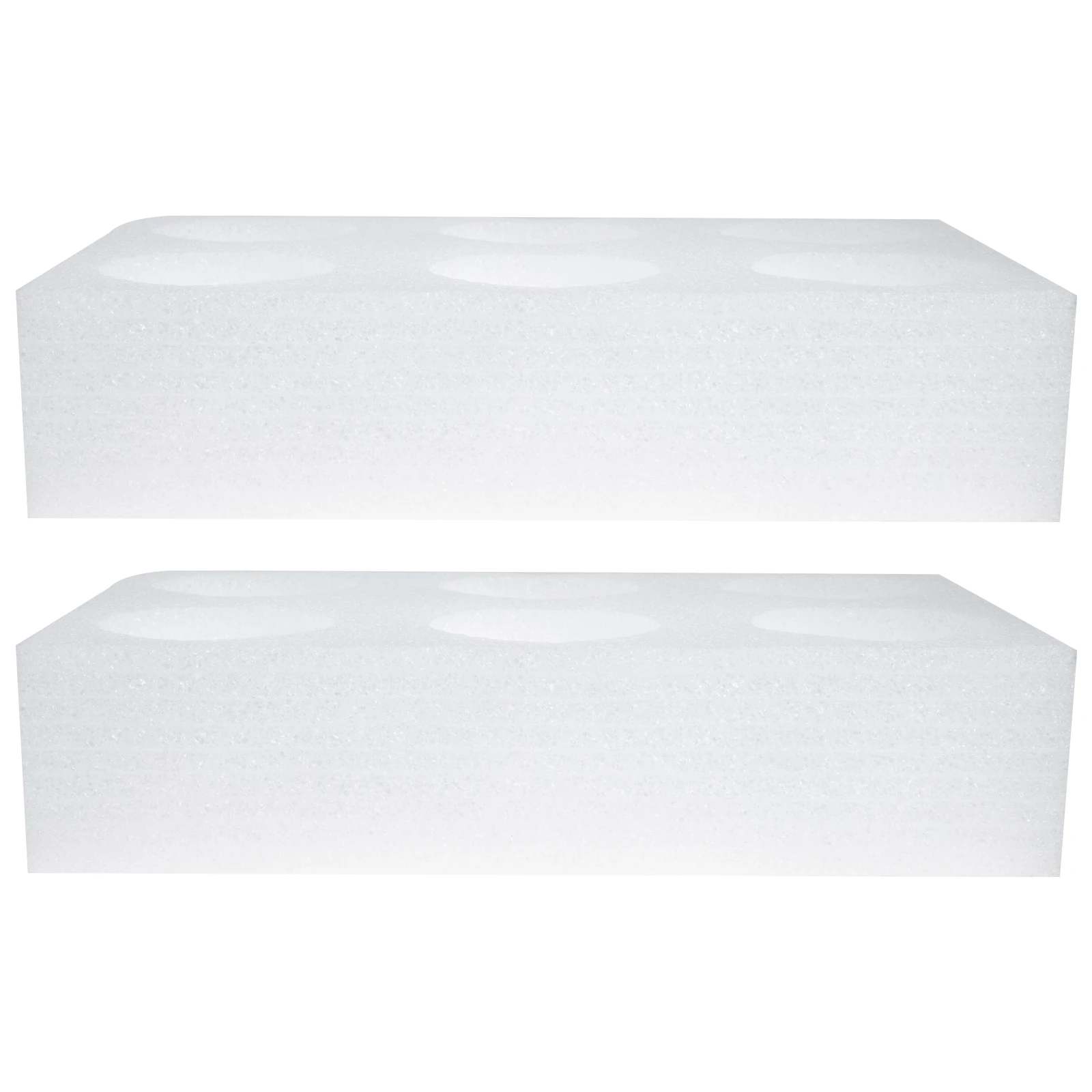 

2 Pcs Cup Holder Delivery Drink Tea Tray Packing Box Trays for Carry Out White Carriers