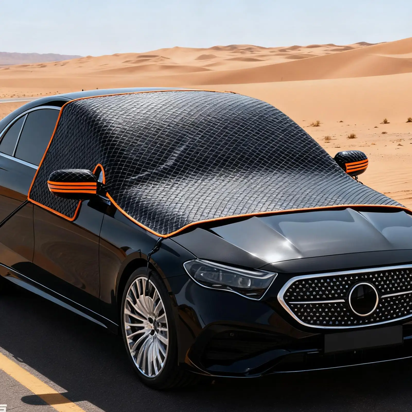 

Windshield Snow Cover Heavy Duty All-Weather Waterproof Auto Sunshade Windshield Cover Window Blanket For Car SUV Trucks Pickup