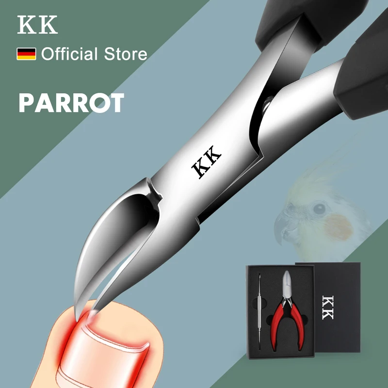 KK Pliers Stainles Nail Clipper Professional Anti-Splash Ingrown Paronychia Manicure Correction Tool Pedicure Scissors Foot Care