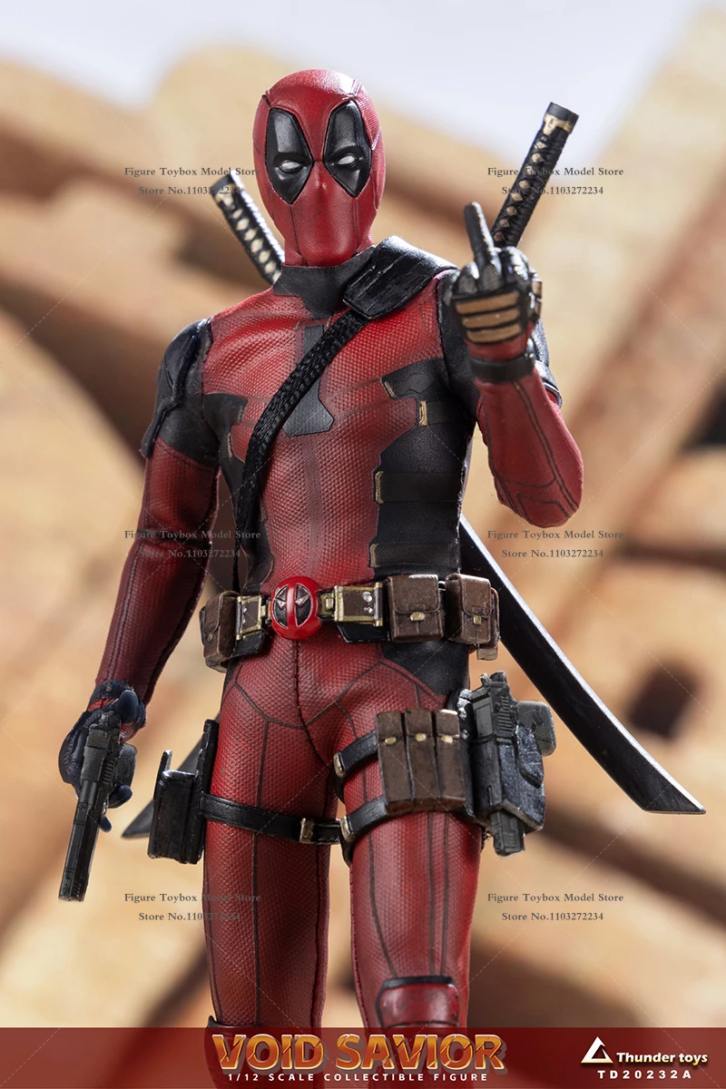 サンダートイズ TD20232 先行販売 1/12 スケールグッズボイドセイバーデッドプールウルヴァリン可動 6 "フルセットアクションフィギュアギフト