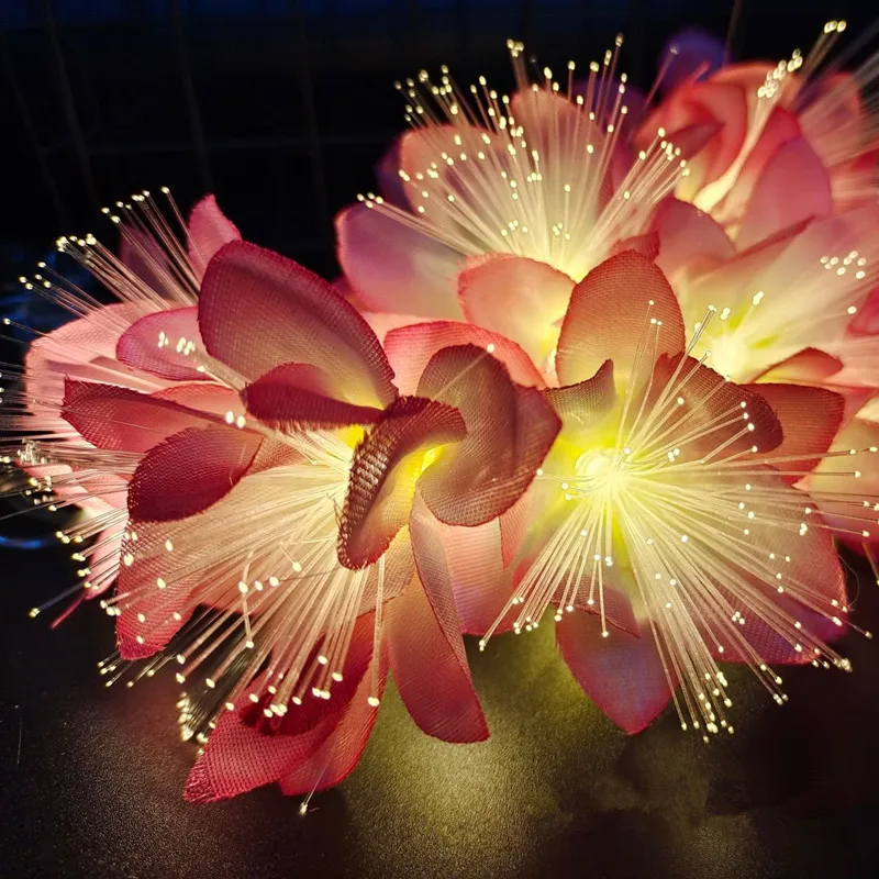 Blumen LED Lichterketten Indoor Party Weihnachten Hängende Beleuchtung Dekoration Batterie USB Powered Lichterketten Vorhänge – Detail 6