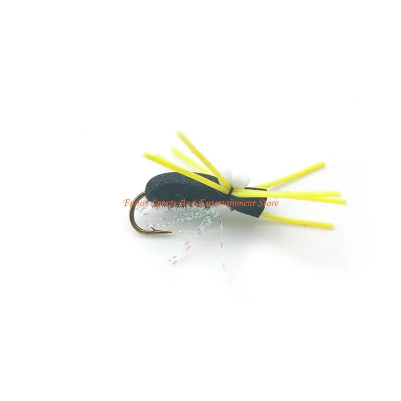 

C4DE Набор из 5 плавающих приманок из пенопласта «Пауки» Float Dry Fly для рыбалки нахлыстом на открытом воздухе Несколько цвета