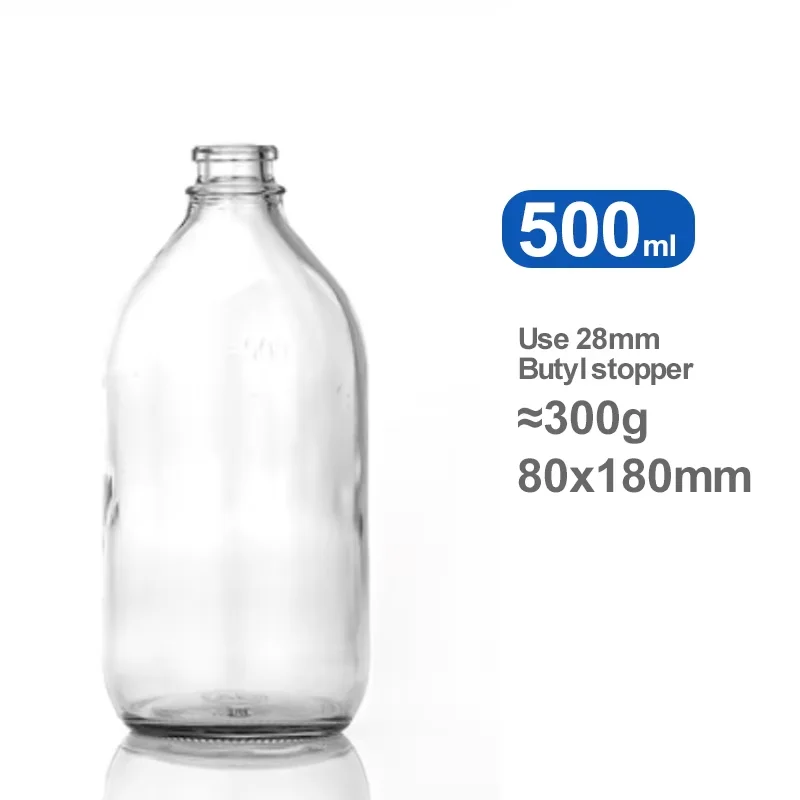 Frascos vazios Ks-Tek 250ml frasco de 500ml