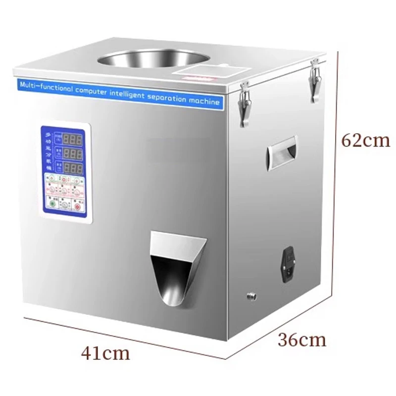 Desktop Filling Machine Inductive And pedalable Blanking Automatic Weighing Filling Machine Dispenser Packing Machine