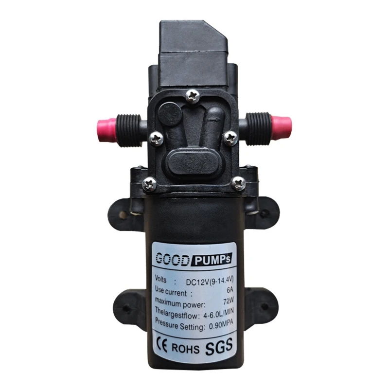 

12V Diaphragm Water 6 L/Min 130 PSI 12 Water for RV Boat