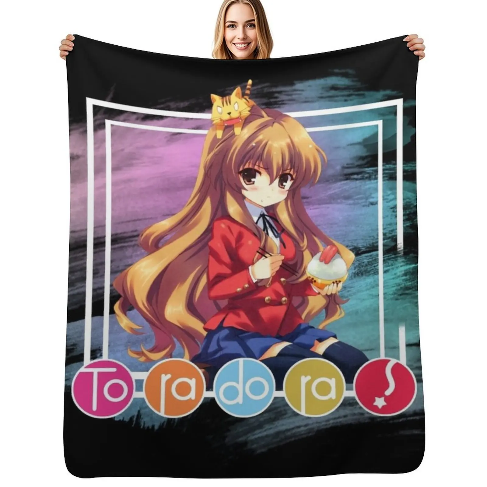 

Toradora Throw Blanket Quilt For Baby Warm Flannels Blankets