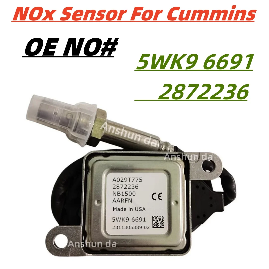 

NEW 2872236 2894944 5WK96691 5WK96691A NOX Sensor For Cummins Freightliner Kenworth Peterbilt International