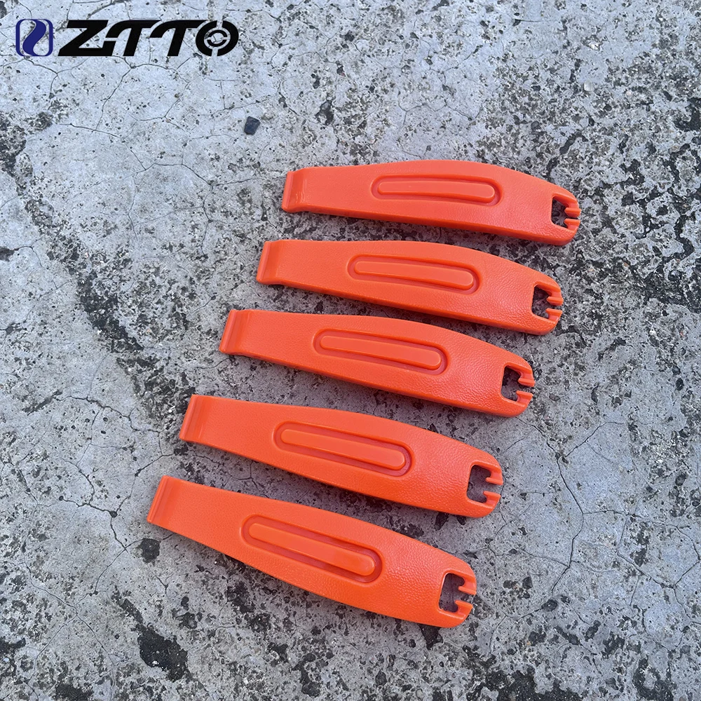 ZTTO 5pcs MTB Road Bike Tire Tyre Crowbar Removal Tool High Strength Nylon Wrench Bike Wheel Repair Tire Tool Rim Tire Spoon