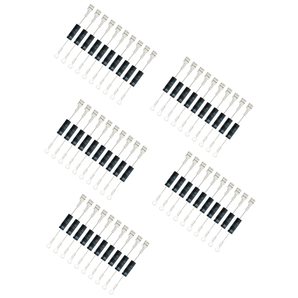 Microwave Oven Diode CL01-12 Unidirectional 12KV 350mA 6.3mm Terminal High Voltage For Home Appliance Repair Parts