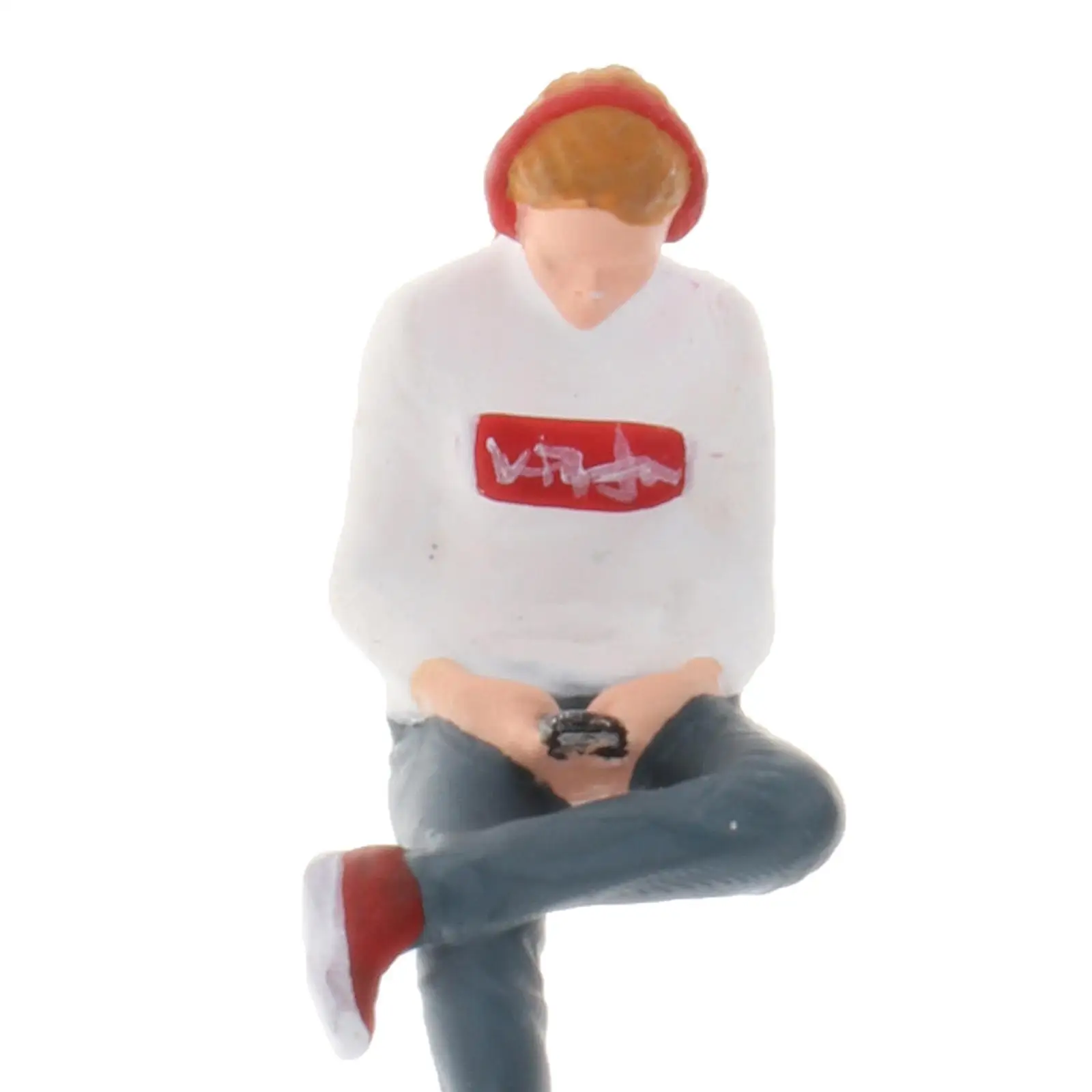 

1:64 Scale Model Characters Sitting Position Figure, PVC People Layout,