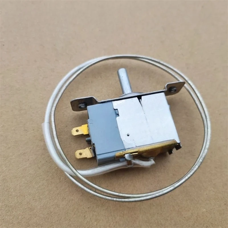 WDF28U-EX 50240701000K Both Side Fixed 2 Pins Temperature Controller Sensor Thermostat  For Midea Refrigerator Replacement