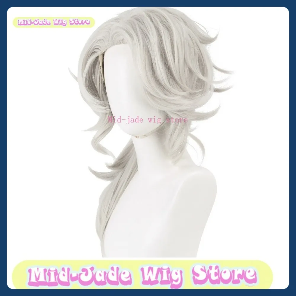 Парик середины нефрита Магазин Identity V Композитор Фредерик Косплей Парик Аниме Игры Костюмы Реквизит Парики для ролевых игр