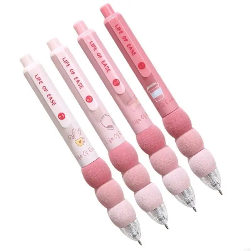 4 Pcs 0.5mm Gel Pen Retractable Neutral Pen Cartoon Capybara Stationery Pen Writing Pen Gel Pen Journaling Pen K92C
