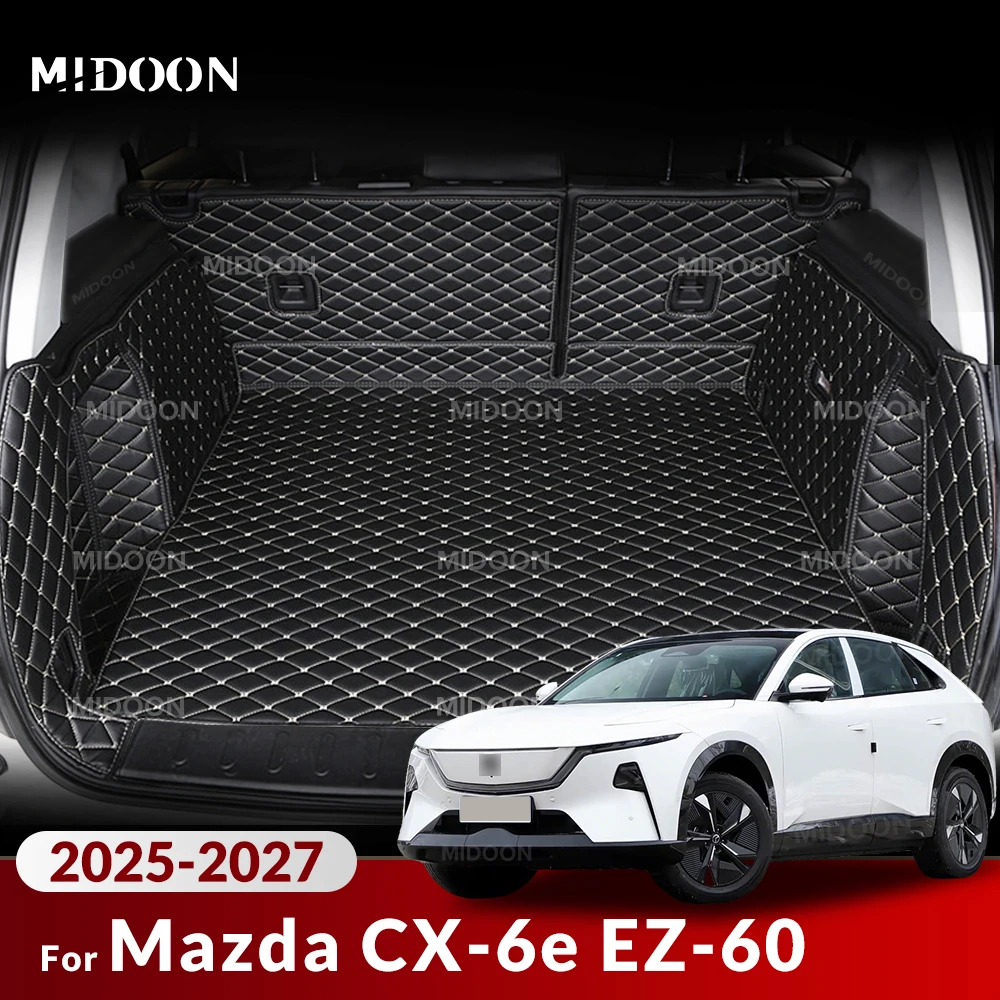 

Автомобильный коврик в багажник с полным покрытием для Mazda CX-6e EZ-60 J90K 2025 2026 2027, вкладыш для багажного отсека, аксессуары для интерьера автомобиля