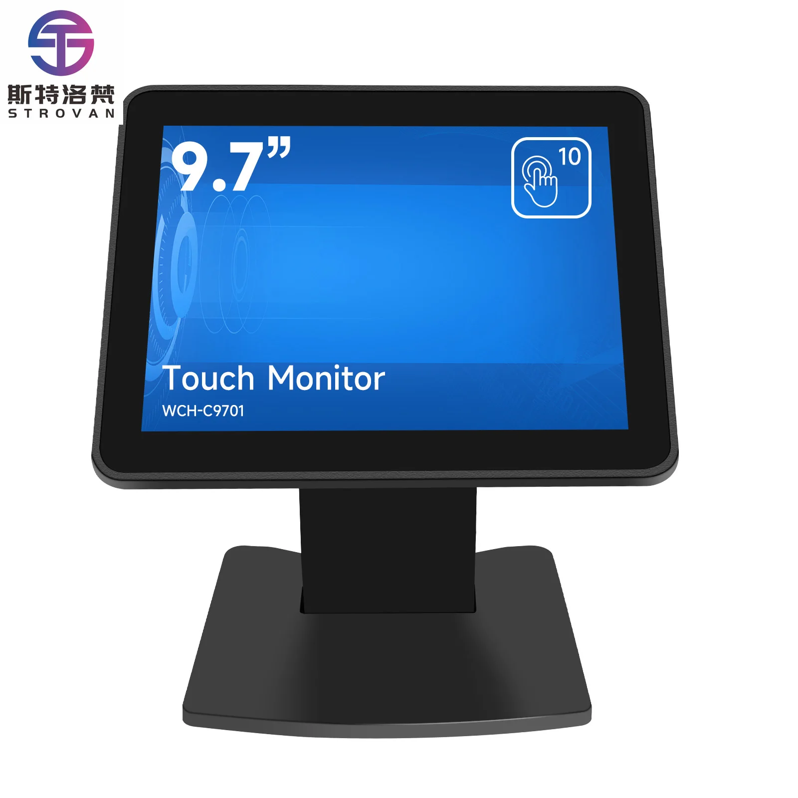 9.7 Inch IPS Capacitive LCD Computer Screen 1024*768 400nits 60Hz with Built-in Speaker for Laptop