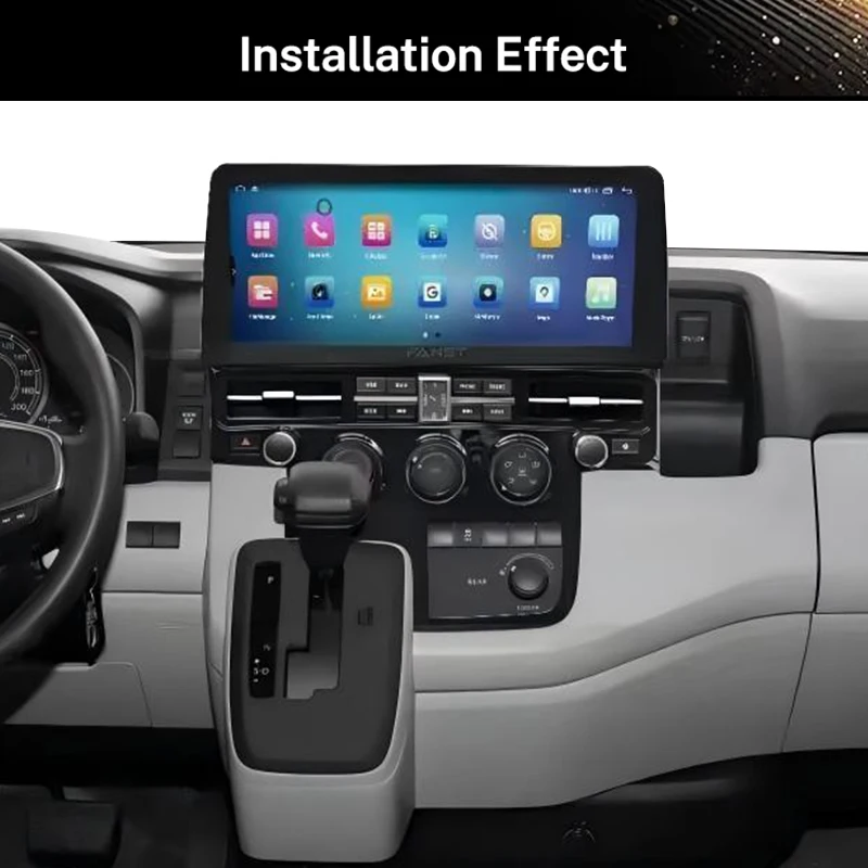 12.3'' Touch Screen 4G WIFI RDS Wireless Carplay Car Multimedia GPS Navigation Radio Android Stereo Player for Toyota Hiace 2019