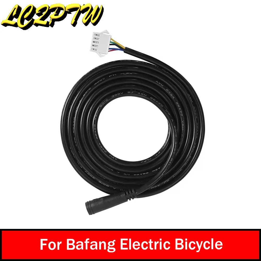 LED Display 5pin Adapter E-Bike Lithium Conversion Accessories Waterproof SM Connector Wire for Bafang Electric Bicycle Parts