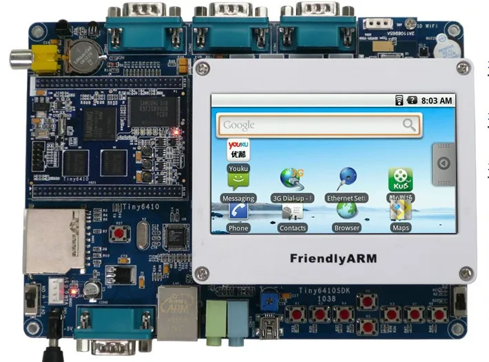 

Tiny6410 Development Board +4.3 Screen 128M +1G NAND 11 Development Board