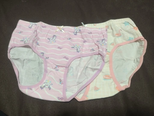 2pcs Girl Pure Cotton Briefs Soft Breathable Underpants Girl Quality Boxers Size 85-165 Healthy Panties Kids Comfortable Briefs photo review