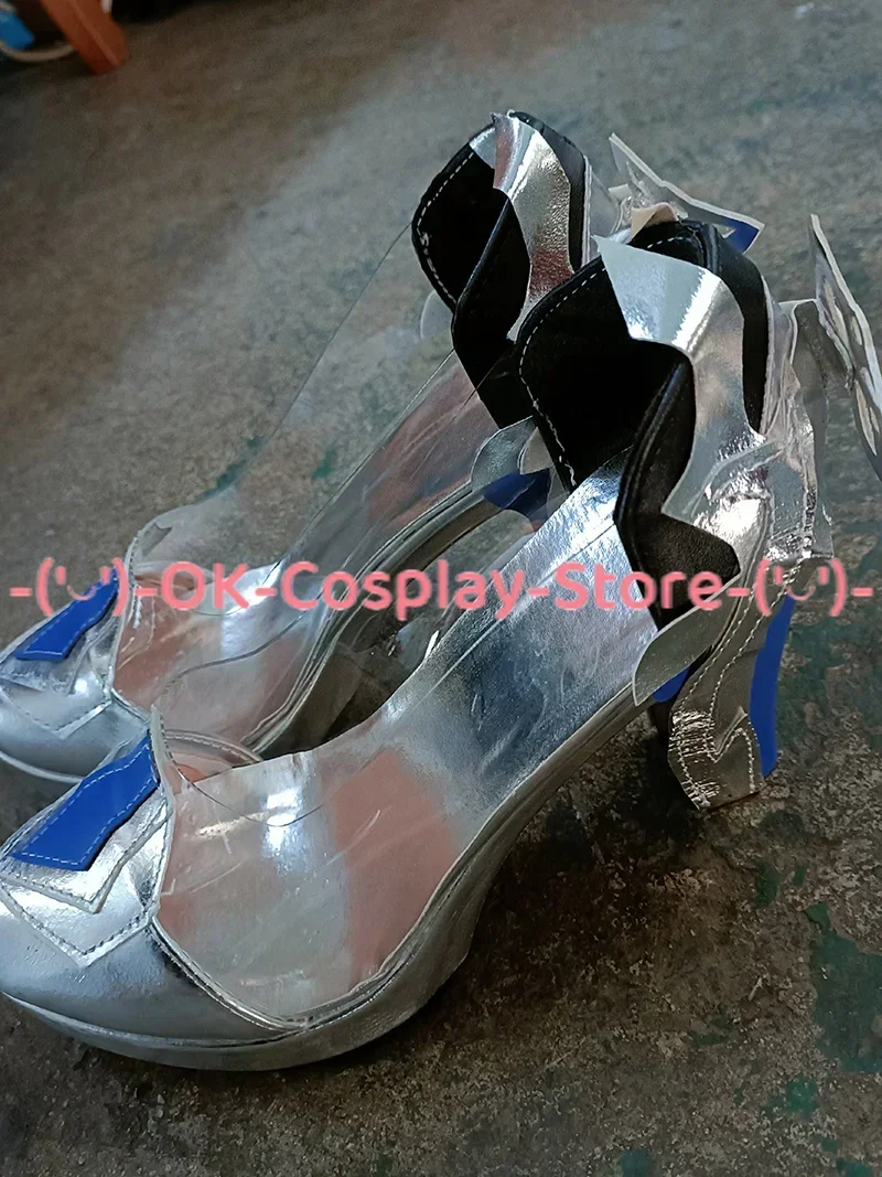 Eula Cosplay Schoenen Vrouwen Halloween Carnaval Laarzen Spel Genshin Impact Cosplay Prop Op Maat Gemaakt