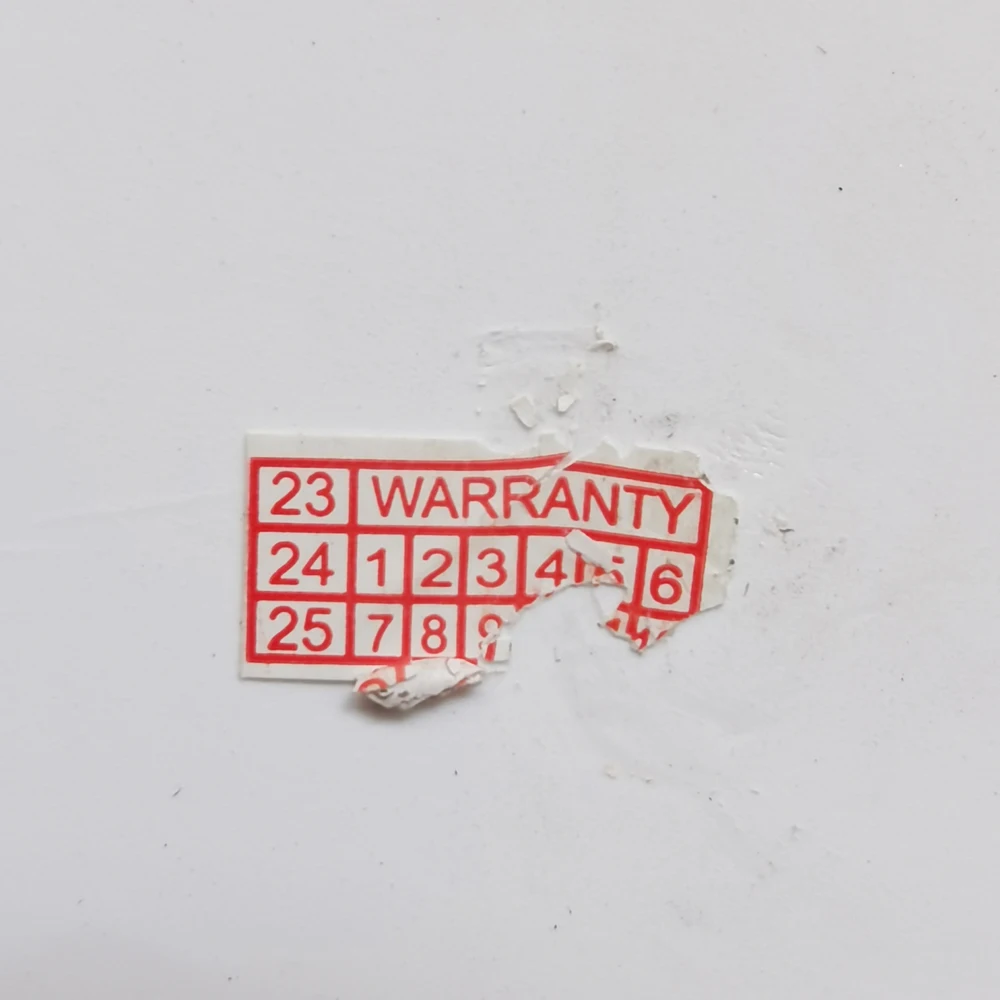1000pcs Eggshell Fragile Paper Sticker Universal Warranty Seal Quality Guarantee Label