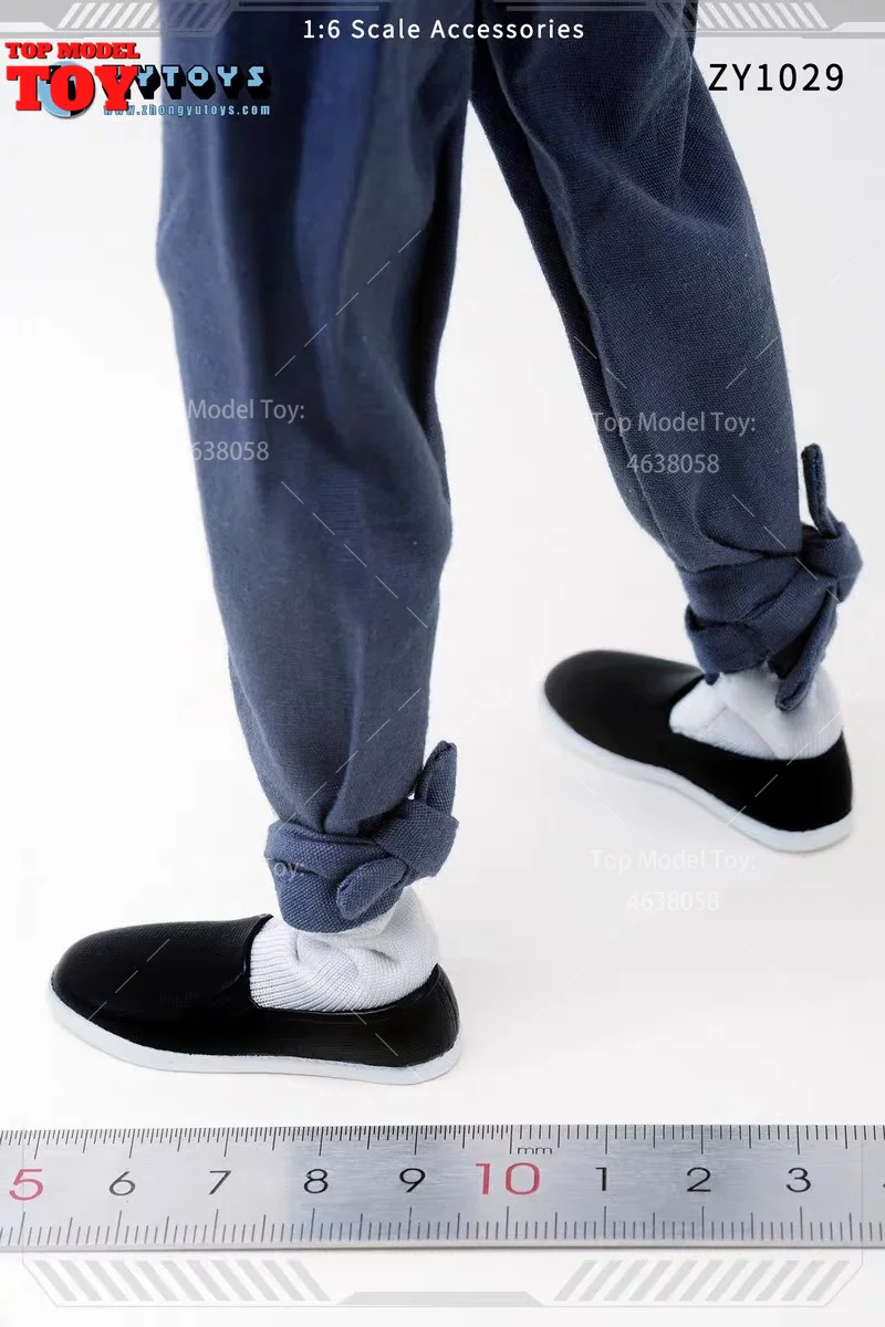 ZYTOYS ZY1029 1/6 Ręcznie robione buty Chiński model Kung Fu Ye Wen Akcesoria Pasują do 12-calowej męskiej figurki żołnierza Zabawka lalki