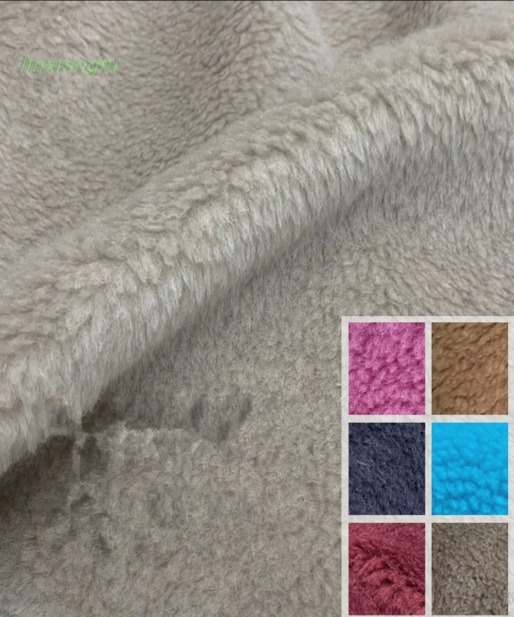 Autumn and winter new alpaca, lamb wool coat teddy bear coat fabric.