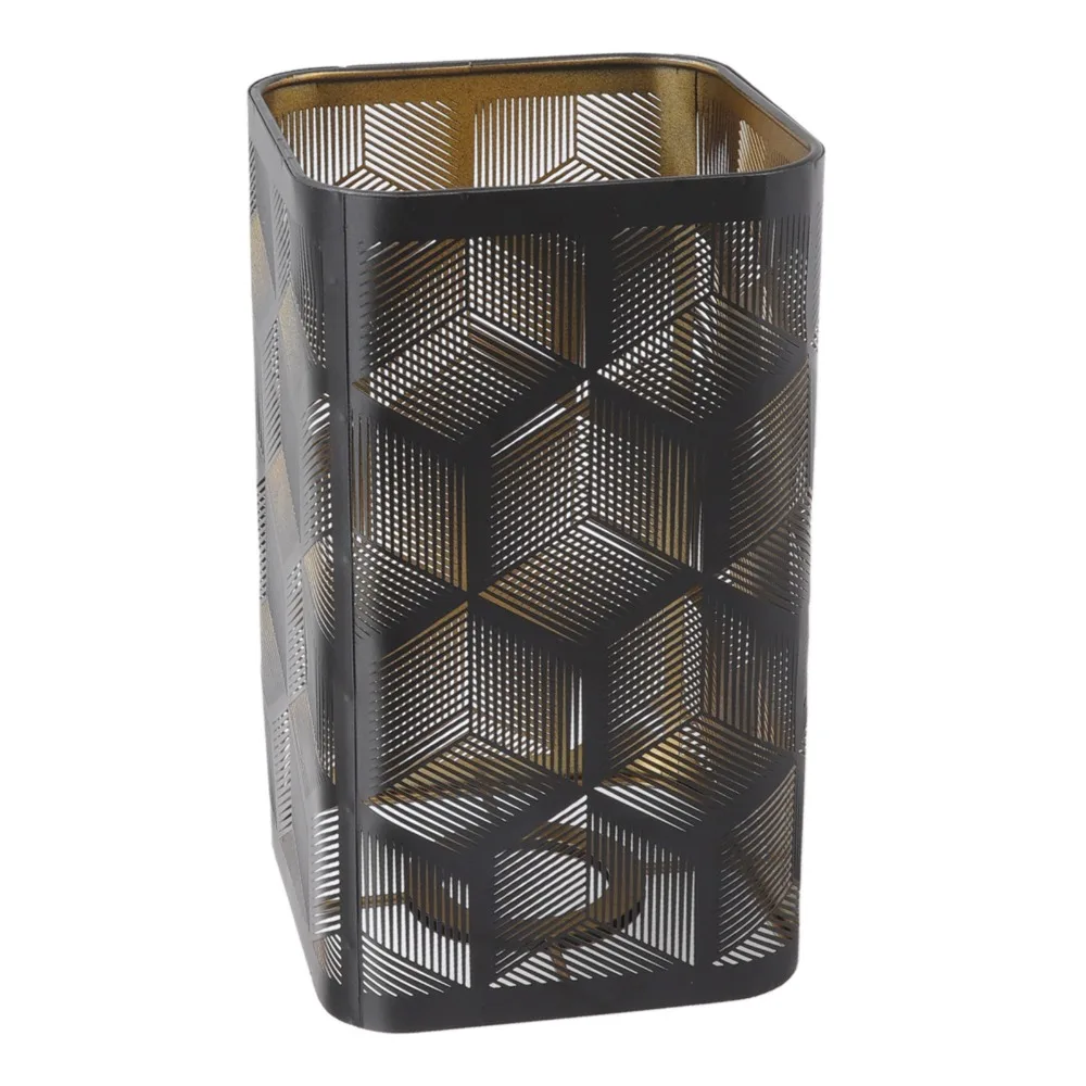 Modern Iron Lampshade Geometric Pattern Medium Size Lamp Cover Small Lamp Shades Bedroom
