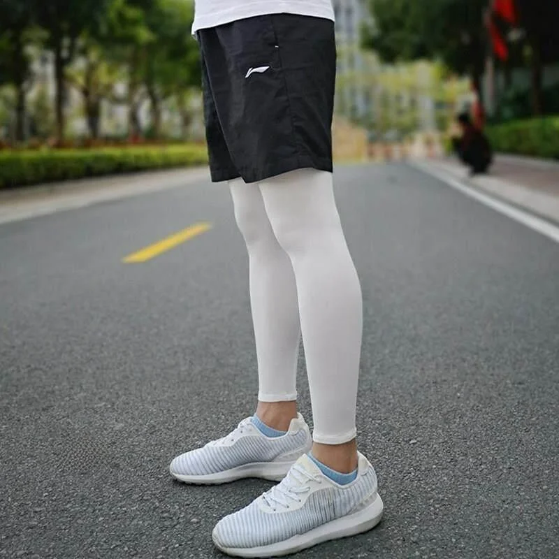 Summer Ice Silk Outdoor Sports Cycling UV Protection Anti-Ultraviolet Men's Cool Breathable Sleeve Leg Cover Universal for Me...
