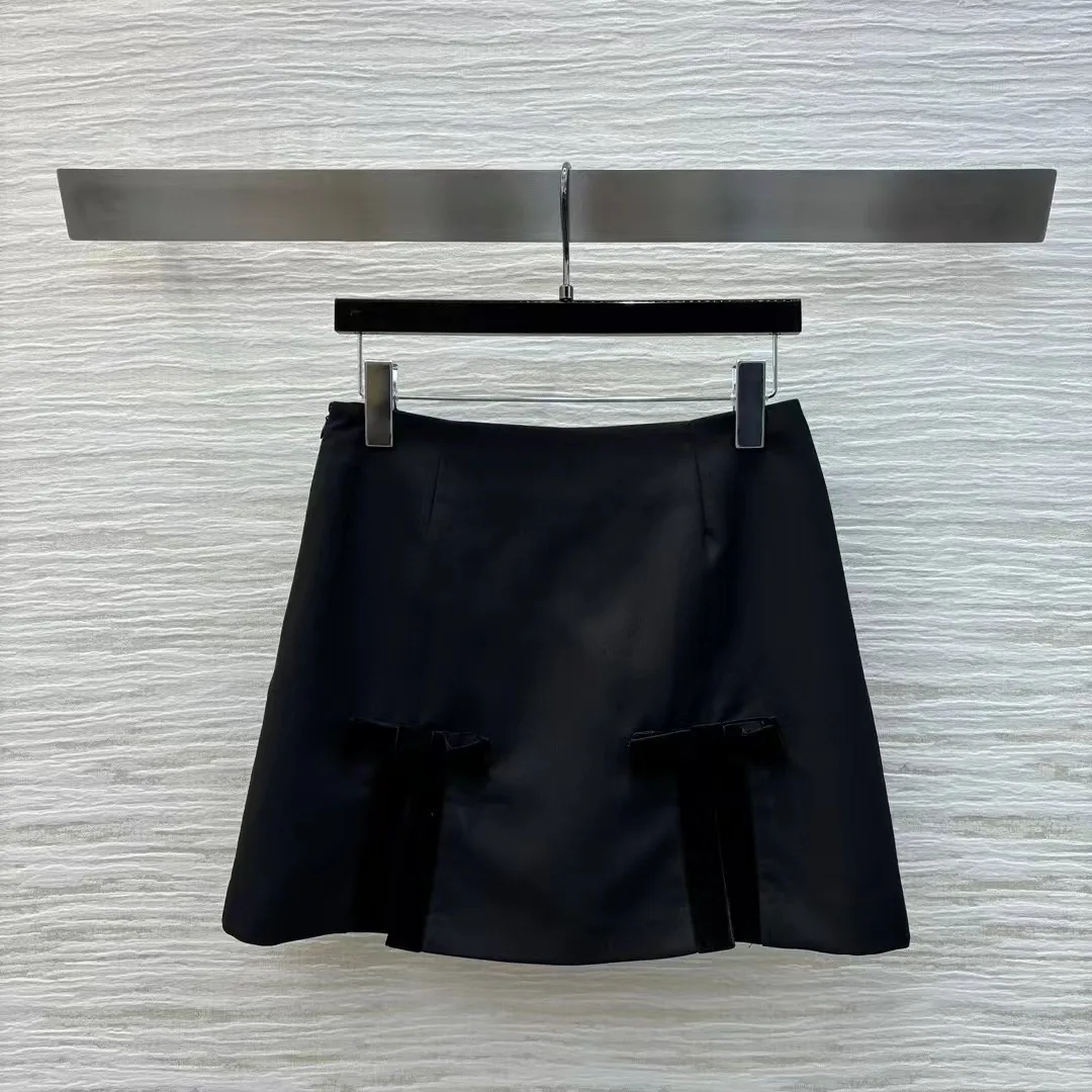 

High end customized women's A-line short skirt