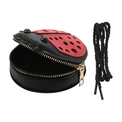 Ladybug Cute Children's Shoulder Bag Personality Wild Purse Mini Accessories Bag