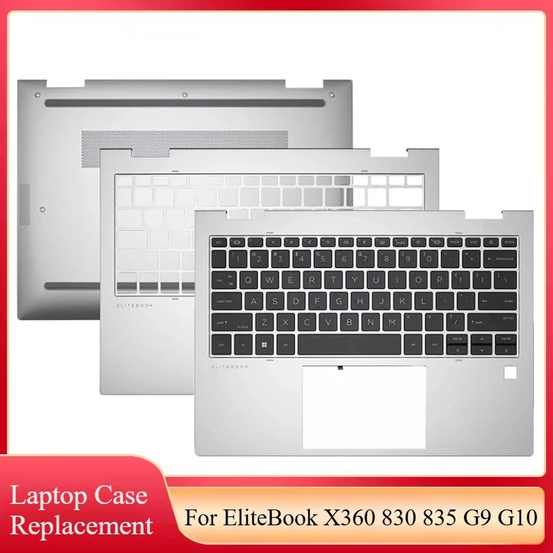 

Сменный чехол для ноутбука EliteBook X360 830 835 G9 G10, верхняя часть упора для рук, корпус клавиатуры, нижняя базовая крышка N02320-001 6070B1967001