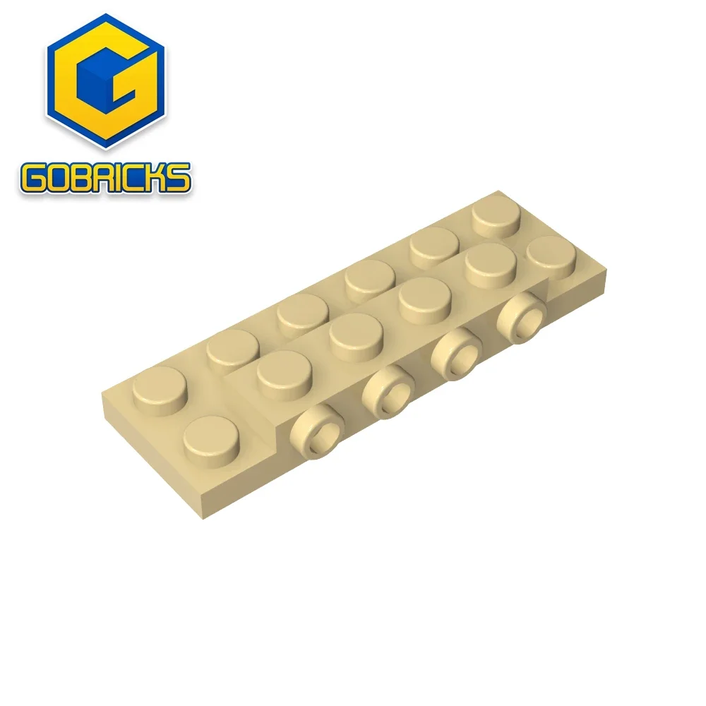 Placa EKBricks EK-1175 especial 2 x 6 x 2/3 [quatro pinos no lado] compatível com lego 87609 blocos de construção técnicos