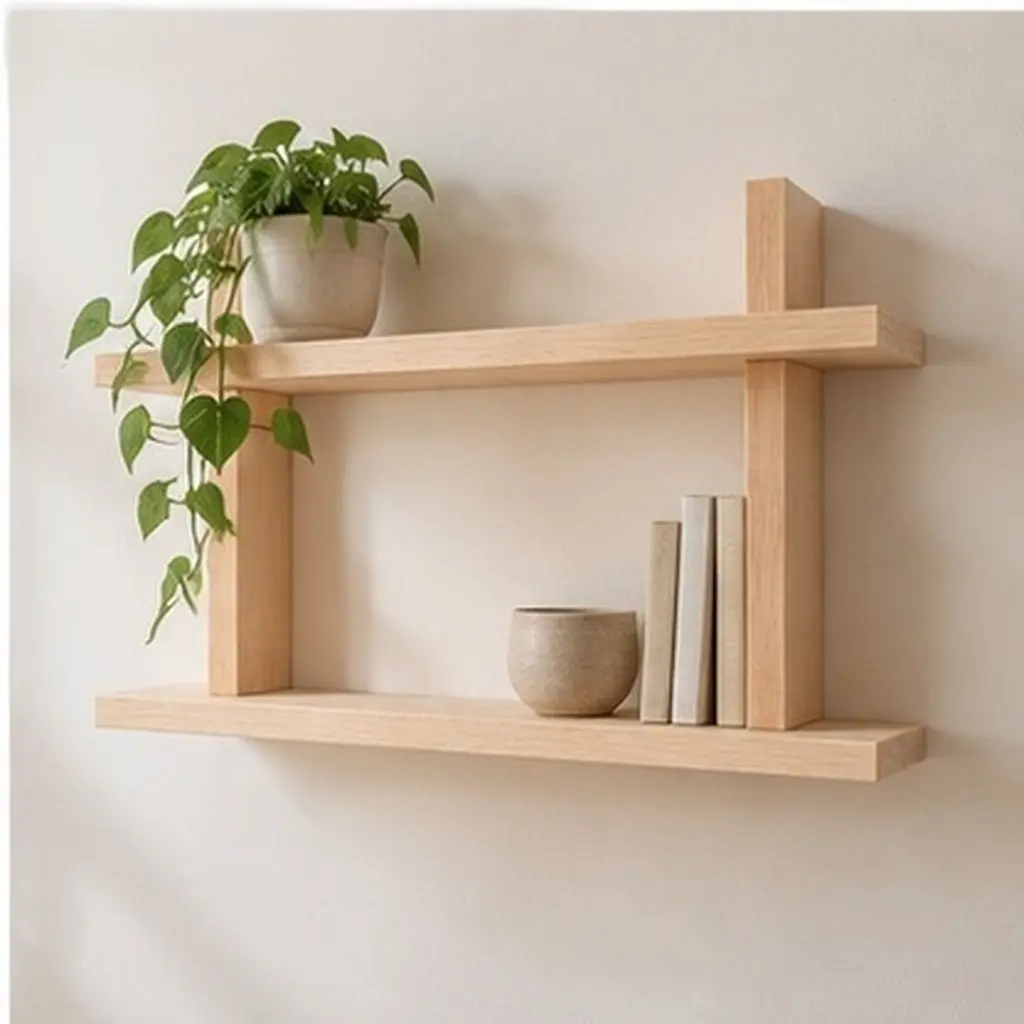 10Pcs Rectangular Pine Wood Boards Natural Unpainted DIY Craft Planks for Photography Backdrop Lawn Background Shelf Making