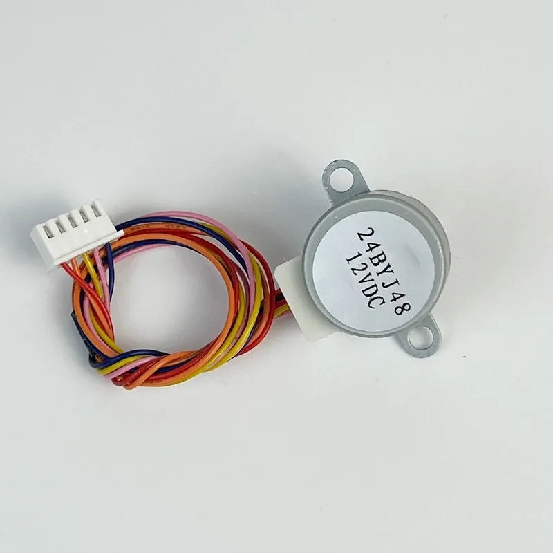 Micro 24BYJ48 Geared Box Reduction DC 12V 4 Phase 5 Wire Stepper Stepping Motor Gearbox Gear Ratio 1:64 for Air Conditioner