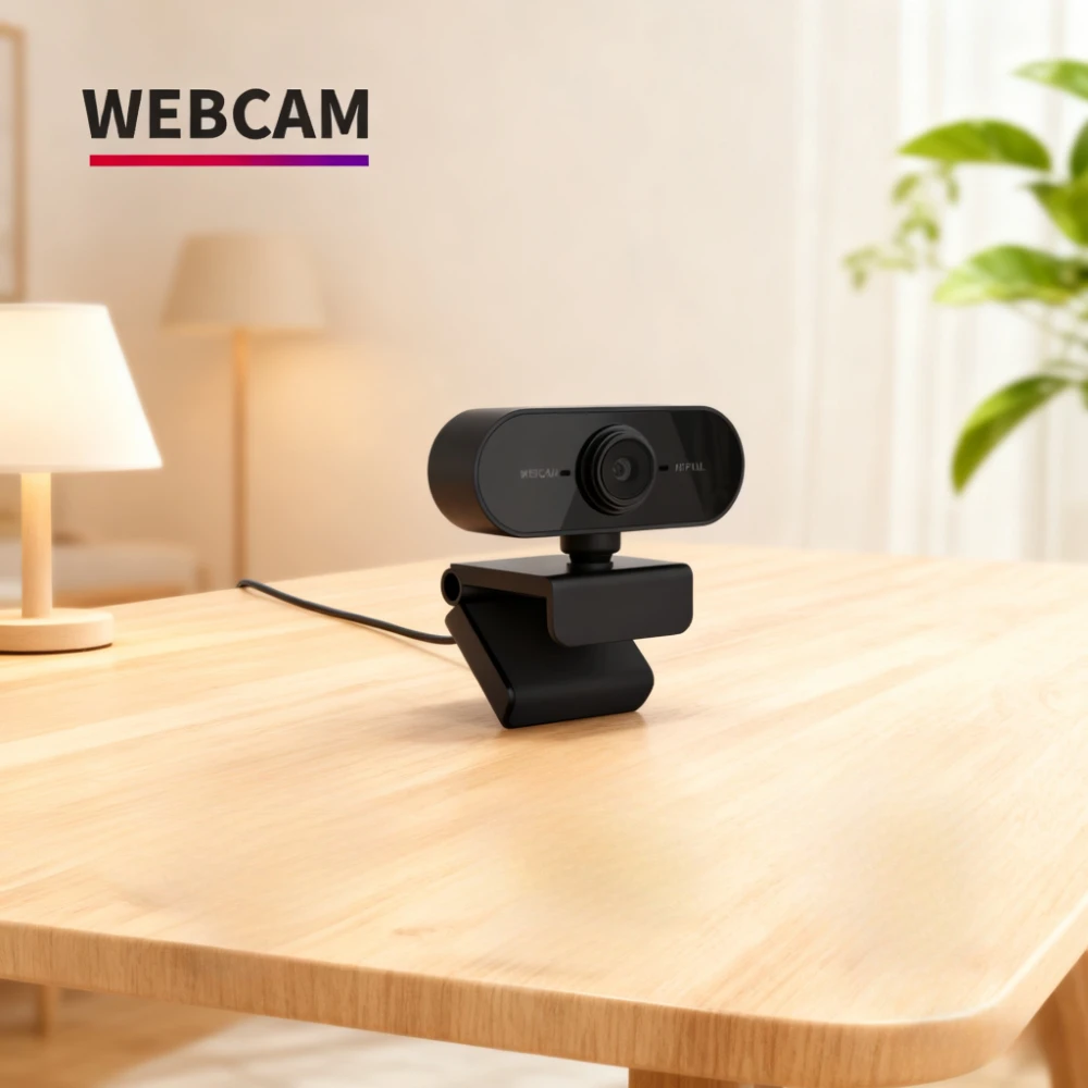 1080P HD كاميرا ويب صغيرة ميكروفون واجهة USB يدعم الكمبيوتر المكتبي المحمول مناسبة لمؤتمر مكالمات الفيديو المباشرة #3