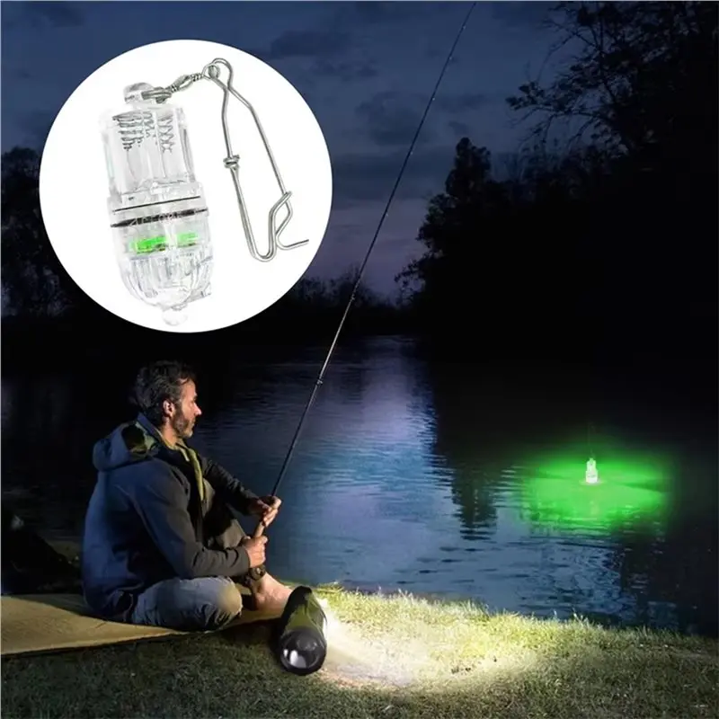 AB02 2X LED Underwater Fishing Light High-Pressures Waterproof IP68 Lure Fish Finder Lamp Underwater Lights