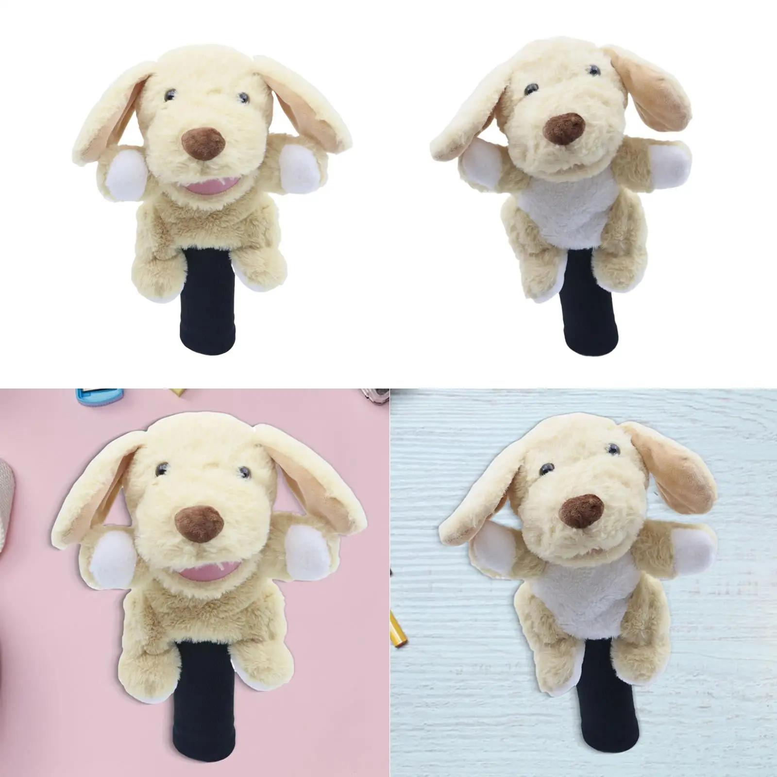 

Plush Dog Golf Headcover for Fairway Wood, Golf Shaft Protector Cute Golf Cue Protect Case Lightweight Golf Club Head Cover