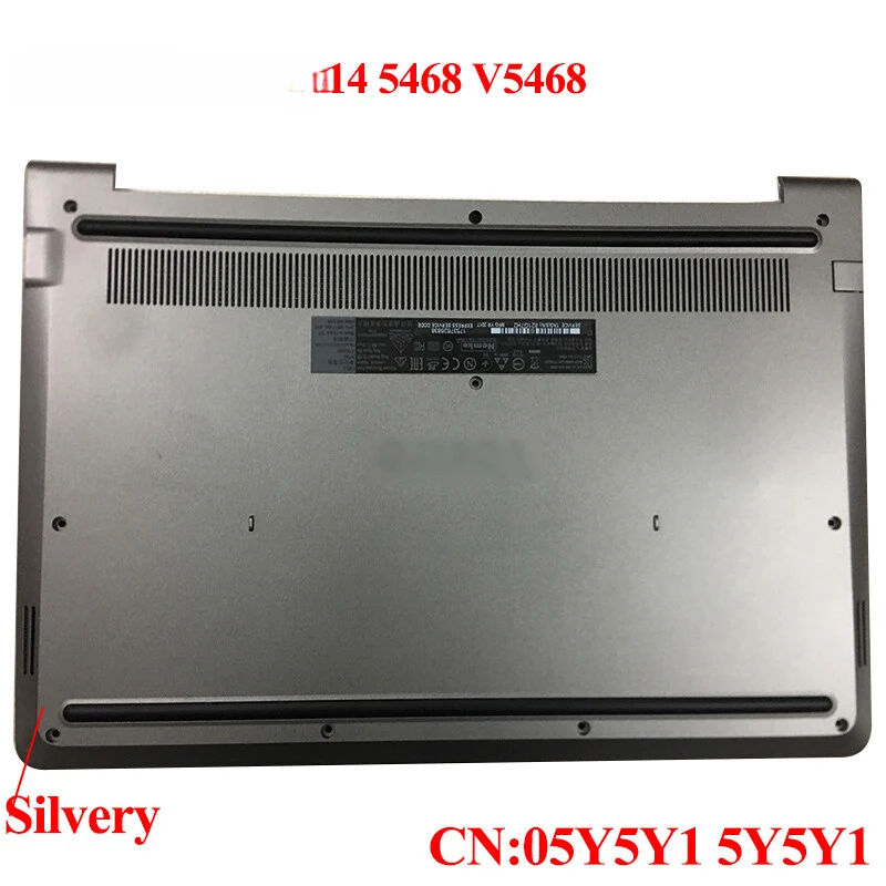 f  For Dell Vostro 14 5468 V5468 Silver Bottom Base Cover 05Y5Y1 5Y5Y1