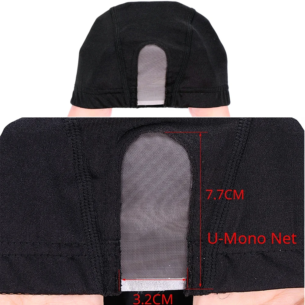 قبعة شعر مستعار سوداء مع شبكة دانتيل سويسري ، صناعة شعر مستعار بدانتيل كامل ، غطاء منسوج ، قاعدة شبكية ، آلة مصنوعة ، شبكة مطاطية ، 1 ks #4