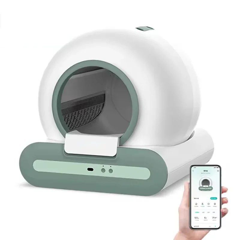 Self Cleaning Cat . Box Toilet Automatic Cat . Box for Cat Box APP OTA Function Smart Sandbox